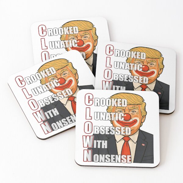 Item preview, Trump C L O W N Acronym Anti-Trump Political Satire Humor Design designed and sold by DogoMalulu.