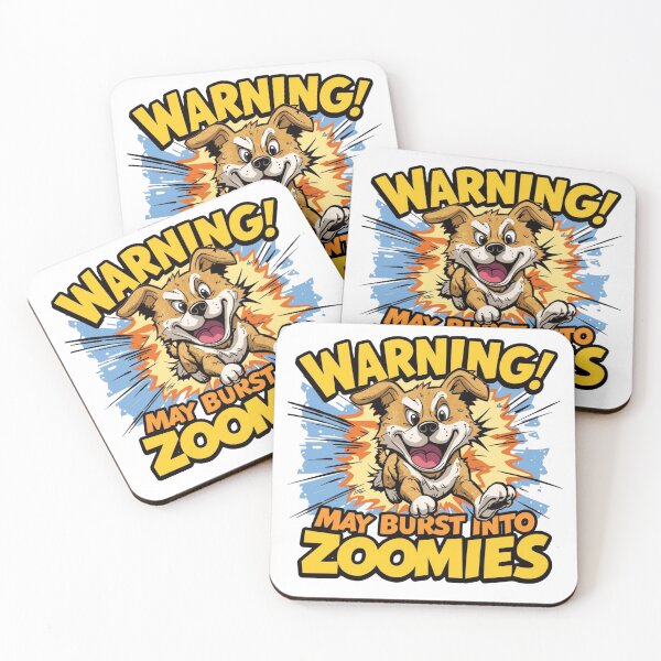 Item preview, Warning: May Burst Into Zoomies – Funny Dog Hyper Energy Shirt designed and sold by Activity01.