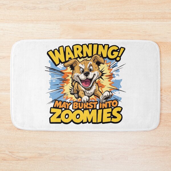 Item preview, Warning: May Burst Into Zoomies – Funny Dog Hyper Energy Shirt designed and sold by Activity01.