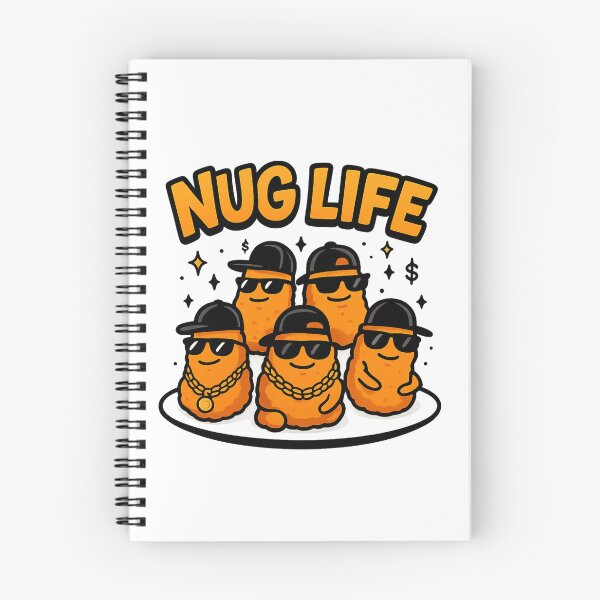 Item preview, Nug Life – Funny Chicken Nugget Addict Retro Foodie Design designed and sold by Rajasekar.