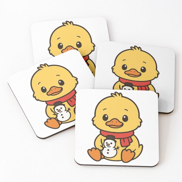 Item preview, Baby Duck with Snowman Toy – Sweet Christmas Animal designed and sold by Confuzz1ed.