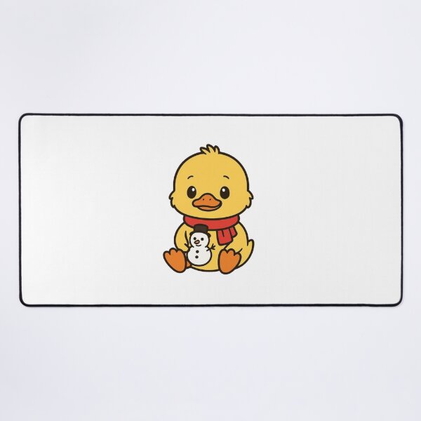 Item preview, Baby Duck with Snowman Toy – Sweet Christmas Animal designed and sold by Confuzz1ed.