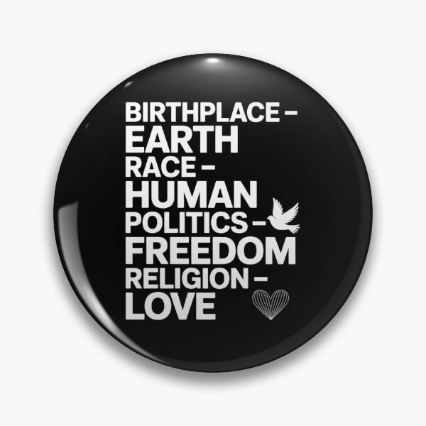 Item preview, Birthplace Earth Race Human Politics designed and sold by AmparoBoyle.