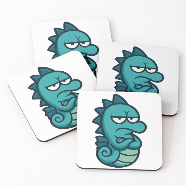Item preview, Grumpy Seahorse Crossing Arms designed and sold by SoSoSeahorse.