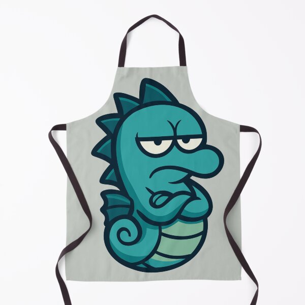 Item preview, Grumpy Seahorse Crossing Arms designed and sold by SoSoSeahorse.