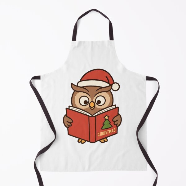 Item preview, Christmas Owl Reading Storybook – Festive Holiday Character designed and sold by Confuzz1ed.