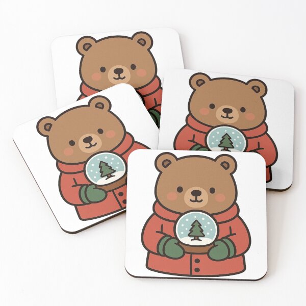 Item preview, Winter Bear Holding Snow Globe – Festive Christmas Design designed and sold by Confuzz1ed.