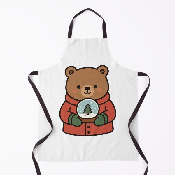 Item preview, Winter Bear Holding Snow Globe – Festive Christmas Design designed and sold by Confuzz1ed.