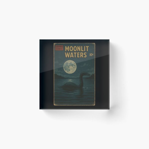 Item preview, Loch Ness Monster: Moonlit Waters designed and sold by bapupa.