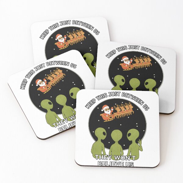 Item preview, Aliens looking out of ufo window santa wow designed and sold by JamesDunican.