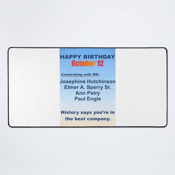 Item preview, October 12 – Famous Americans Celebrating with ME designed and sold by ariksworld.