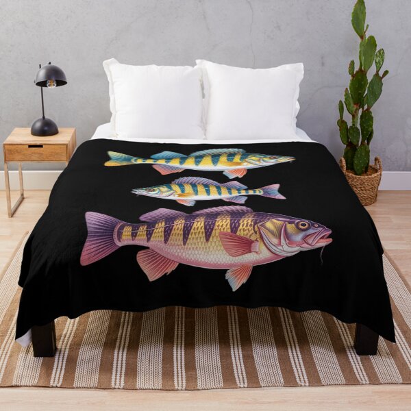 Item preview, Black Fly Peacock Smallmouth Bass Fishing Redfish Sun designed and sold by FranzFriesen.