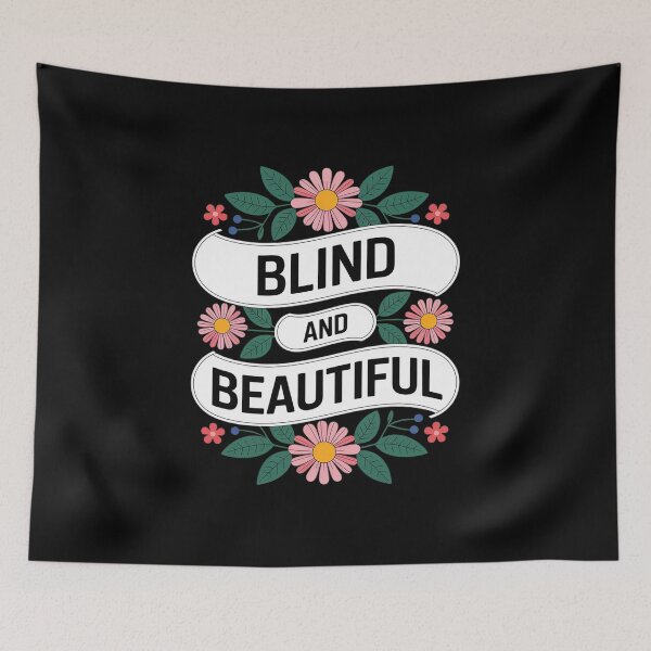 Item preview, BLIND AND BEAUTIFUL WOMAN FLOWERS designed and sold by AmparoBoyle.