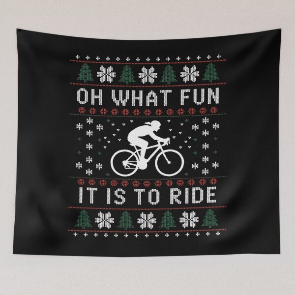 Item preview, Bicycle Christmas Funny designed and sold by khorbiasieno.