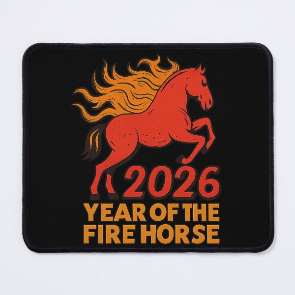 Item preview, 2026 Year - Red Fire Horse designed and sold by UA-Shirts.