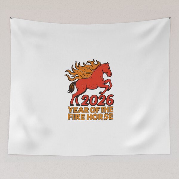 Item preview, 2026 Year - Red Fire Horse designed and sold by UA-Shirts.
