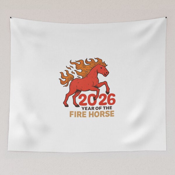 Item preview, 2026 Year - Red Fire Horse designed and sold by UA-Shirts.