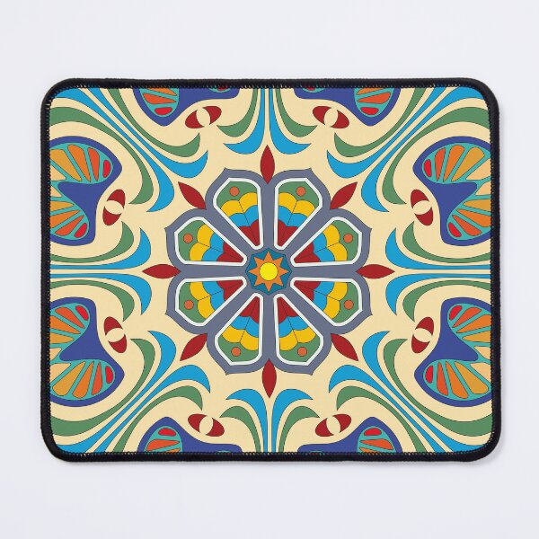 Item preview, Bright original mandala design in cream designed and sold by ChimaHome.