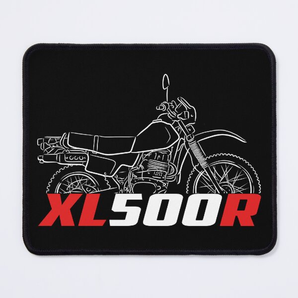 Artikelvorschau, Honda XL500R 1982-1983 für Motorradfahrer entworfen und verkauft von ThrottleArts.
