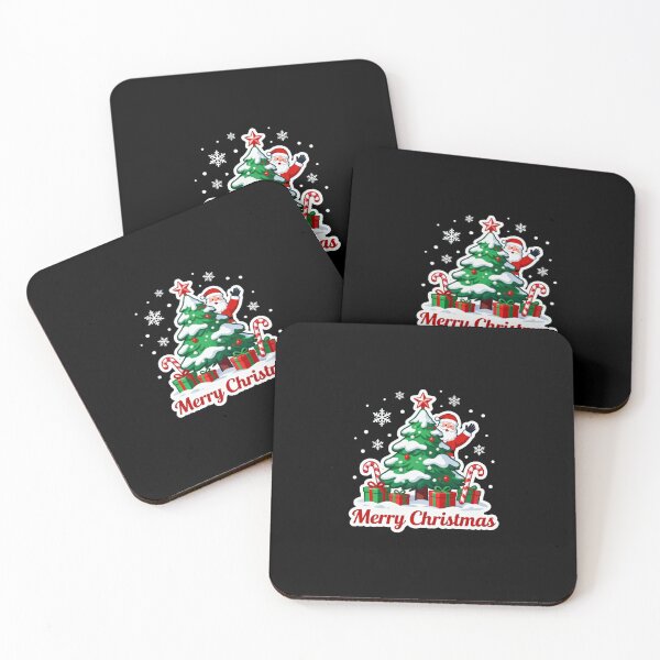 Item preview, Classic Santa and Christmas Tree Decal - Merry Christmas Holiday Gift Design designed and sold by shrouk basha.
