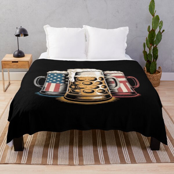 Item preview, Beer American Flag 4th of July designed and sold by DrewLeuschke.
