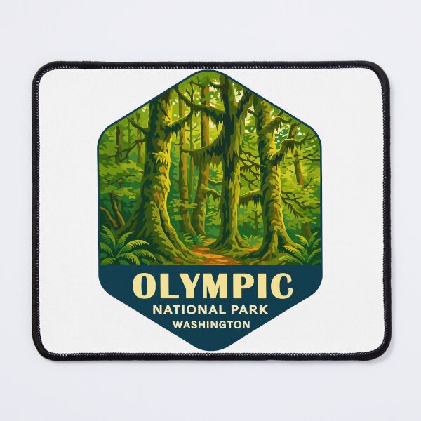 Item preview, Olympic National Park Retro Sticker designed and sold by Ismeal Von.