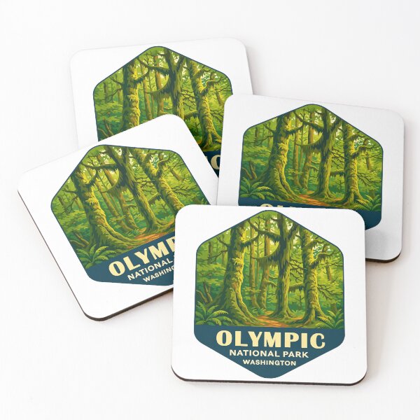 Item preview, Olympic National Park Retro Sticker designed and sold by Ismeal Von.