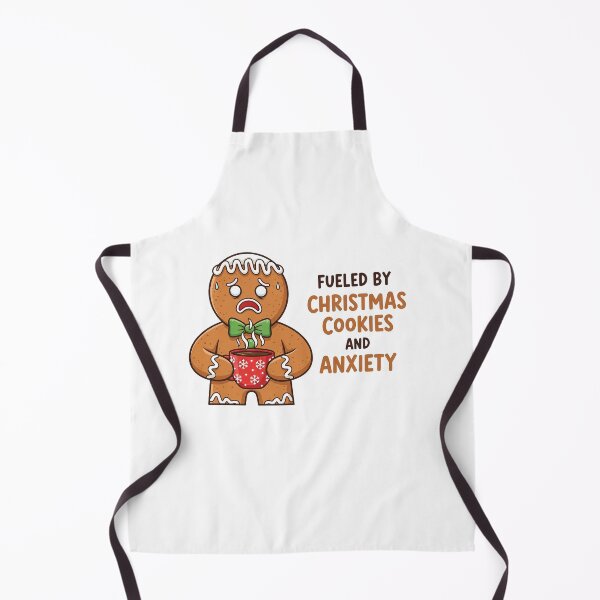 Item preview, Fueled by Christmas Cookies and Anxiety Funny Holiday Sticker designed and sold by Basferr..