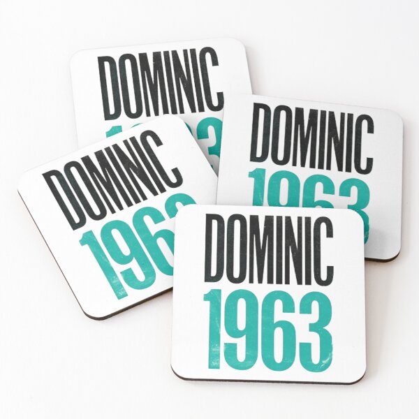 Item preview, Dominic 1963 Retro Pop-Era Typography designed and sold by AlexLineArt.
