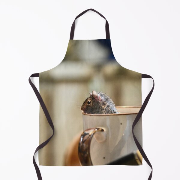 Item preview, Curious Mouse – Peering Over the Edge of the Cup / Swiss Artwork Photography designed and sold by Raphael Wolf.