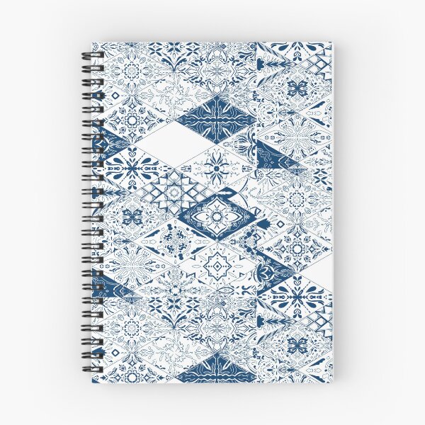 Item preview, pattern losange tiles motif, blue designed and sold by icantfindsalma.