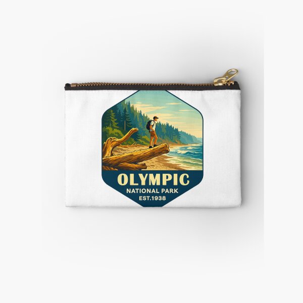 Item preview, Olympic National Park Retro Sticker designed and sold by Ismeal Von.