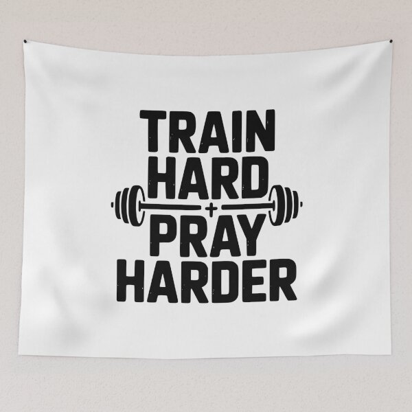 Item preview, Train Hard Pray Harder designed and sold by Frank Ring.