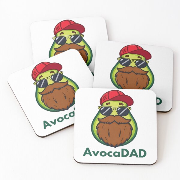 Item preview, AvocaDAD – Funny Bearded Avocado Dad Gift Design designed and sold by KAVrux.