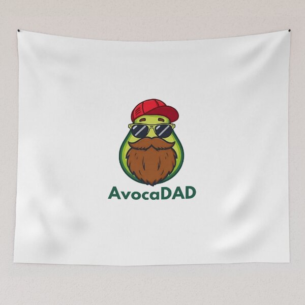 Item preview, AvocaDAD – Funny Bearded Avocado Dad Gift Design designed and sold by KAVrux.