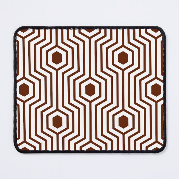 Item preview, Hurdle-Moody Dark Burnt Red & White designed and sold by Fabricatemyart.