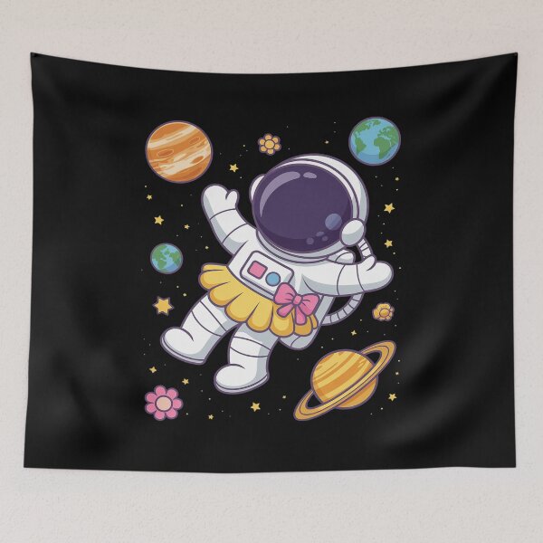 Item preview, Ballerina Space Astronaut designed and sold by HaileyRobel.