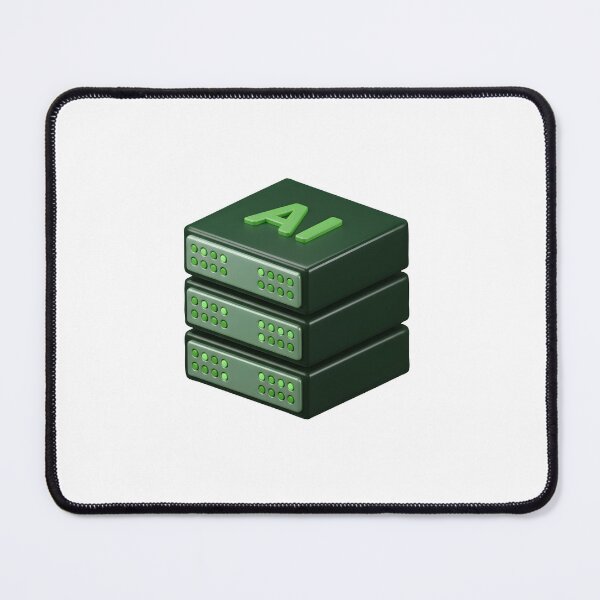 Item preview, Artificial Intelligence Server Stack 3D Icon - AI Data Storage and Processing Unit designed and sold by gkgraphics1.