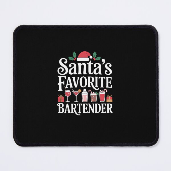 Item preview, Bartender Xmas Santa's Favorite Bartender Christmas designed and sold by marcusry.