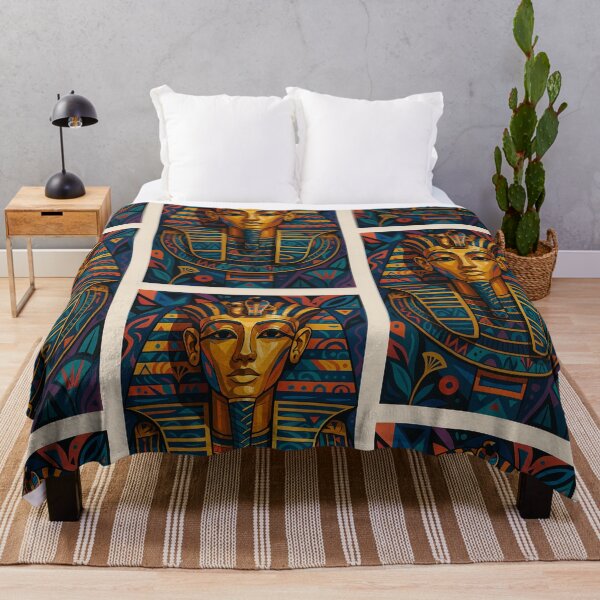 Item preview, Golden Pharaoh – Modern Egyptian Art” designed and sold by MythicPattern.