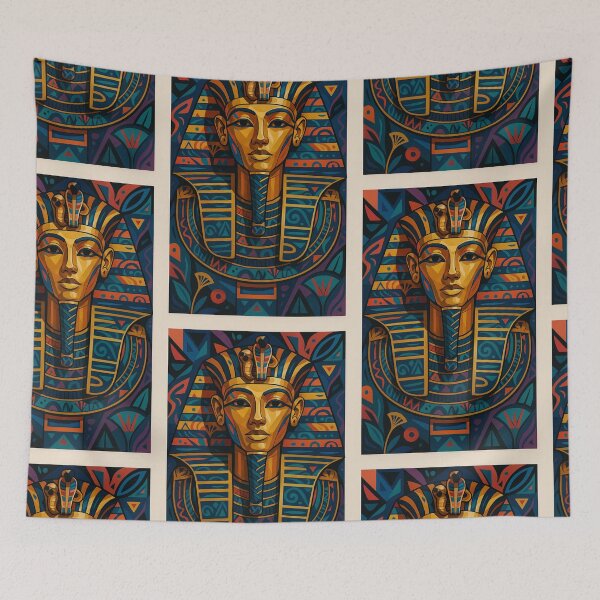 Item preview, Golden Pharaoh – Modern Egyptian Art” designed and sold by MythicPattern.
