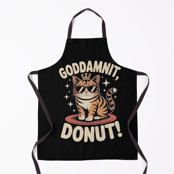 Item preview, Womens Goddammit Donut Princess Cat Glasses  designed and sold by BeetleMalon.
