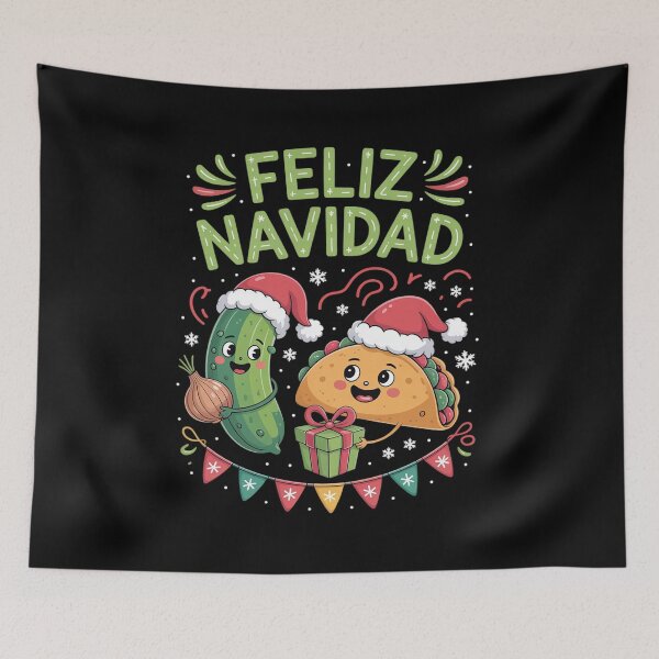 Item preview, Avocado Taco Mexican Christmas Xmas designed and sold by AmparoBoyle.