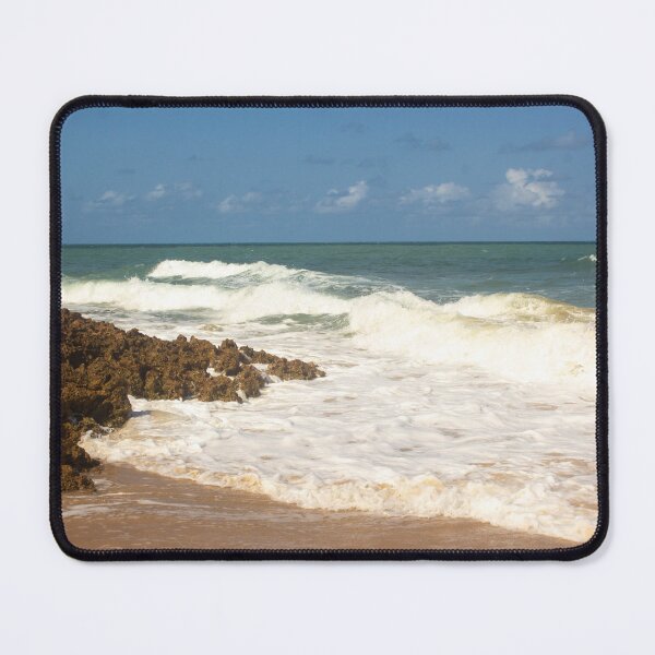 Item preview, waves of the sea on the deserted beach designed and sold by felipequeiroz.