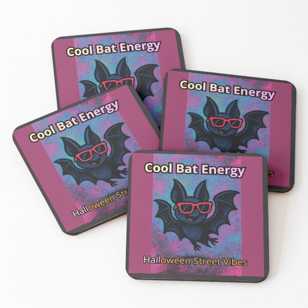 Item preview, Cool Bat Energy – Halloween Street Vibes designed and sold by Studio Yvonne .