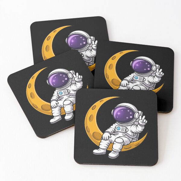 Item preview, baby astronaut sitting on the moon designed and sold by HaileyRobel.
