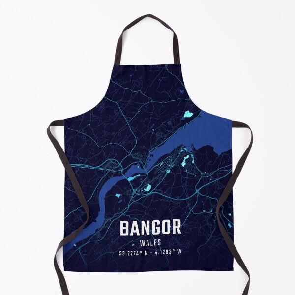 Item preview, Bangor Midnight City Map designed and sold by HomeLivingCo.