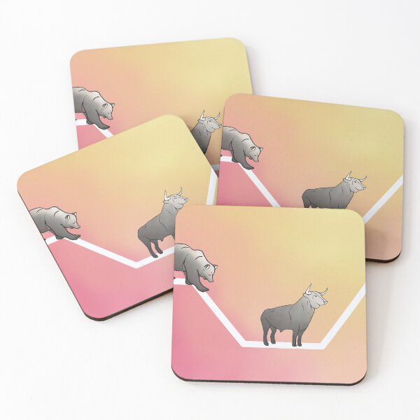 Item preview, Bull and bear designed and sold by SB_Kunst.