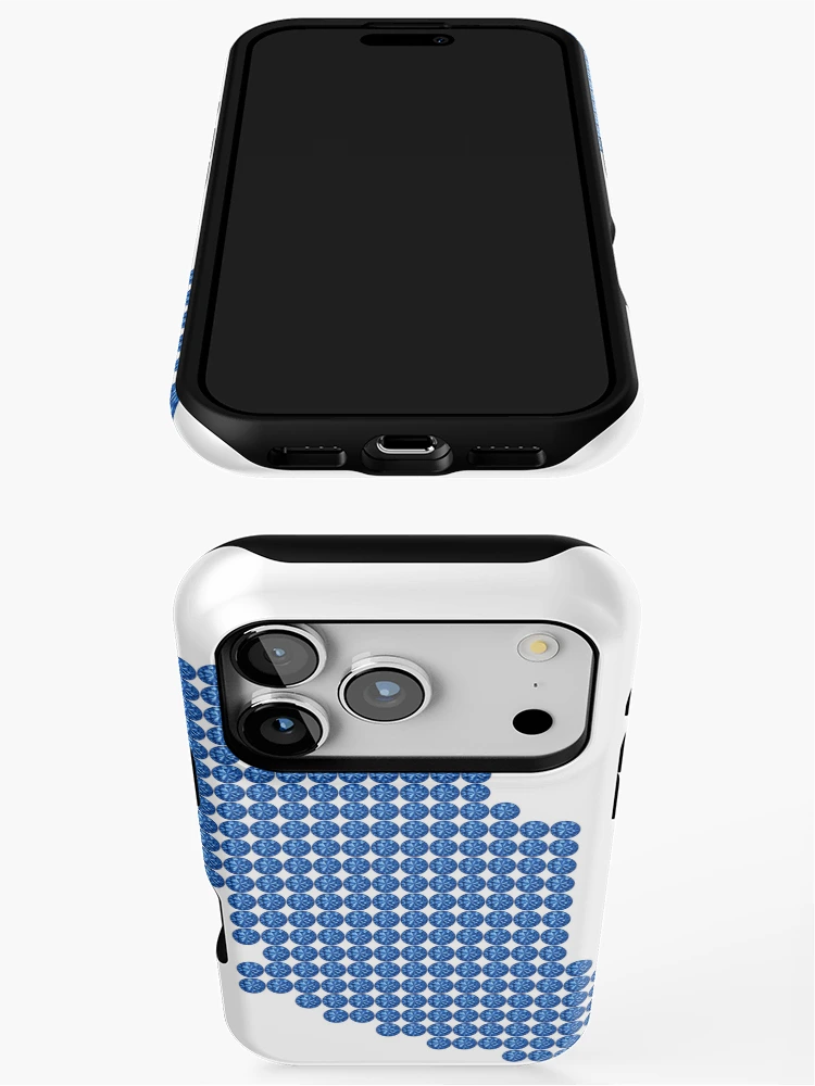 Thumbnail 3 of 4, iPhone Case, Blue Rhinestone Mexico designed and sold by TheIconSmith.