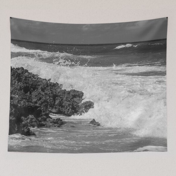 Item preview, waves of the sea on the deserted beach 4 designed and sold by felipequeiroz.